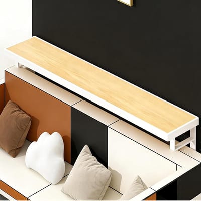 Smalle consoletafel - Banktafel frame - Ruimte benutten - Geen montage nodig - 50 cm - Wit