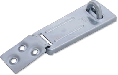 AMIG Overvalsluiting/kistoverval - 1x - voor hangsloten - 90 x 37mm - verzinkt staal - inclusief schroeven