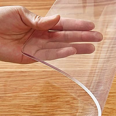 Transparante tafelbeschermer van PVC - waterdichte en krasbestendige bescherming voor houten meubels