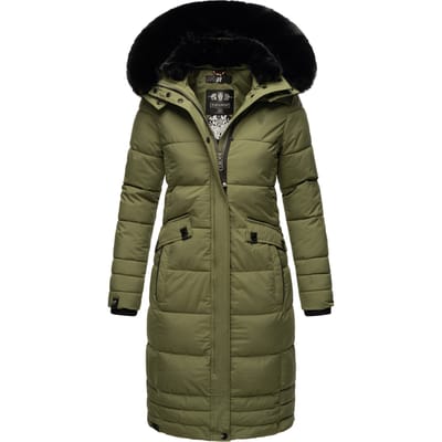 Navahoo Dames Winterjas Fahmiyaa – Lang, Warm & Functioneel met Capuchon