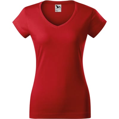 Dames-T-shirt met V-hals Malfini 162