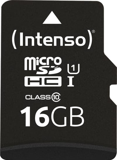 Intenso Micro SDHC Card 16GB Premium Class 10 UHS-I