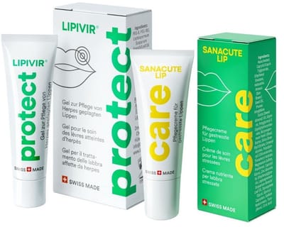 SANACUTE Set LIPIVIR protect & SANACUTE LIP care Lippenpflege