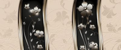 Abstract Floral Pattern Photo Wallcovering