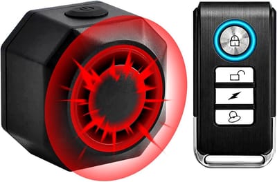 Waterdicht Fiets- en Motoralarm met Afstandsbediening en Oplaadbare Accu
