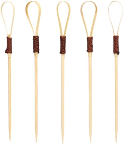 20x 100 Fingerfood prikkers 10 cm Loop