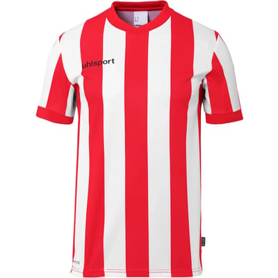 Uhlsport Stripe 2.0 Shirt Korte Mouw Heren - Rood / Wit | Maat: M