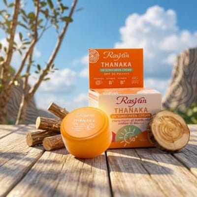 Rasyan - Thanaka UV Sunscreen Cream SPF 50 PA++++ 10g