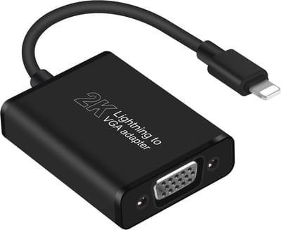 Converter naar VGA Geschikt voor: Lightning Kabel iPhone iPad
