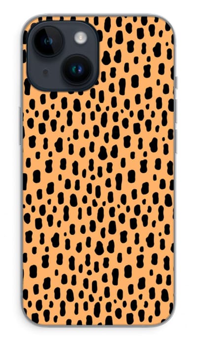 Case Company® - Hoesje geschikt voor iPhone 14 hoesje - Panter - Soft Cover Telefoonhoesje - Bescherming aan alle Kanten en Schermrand