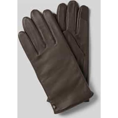Roeckl Boston Touch Leren Heren Handschoenen Maat 9,5 - Coffee