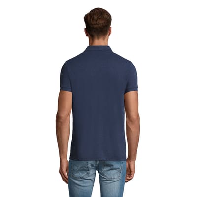 SOLS Heren Perfect Heather Poloshirt (Denim Heather)