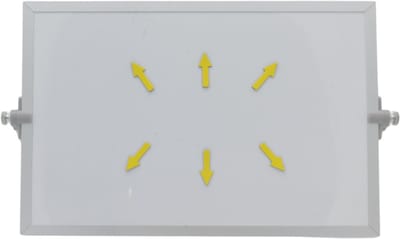 Sam Creative Magnetisch Symbool - Pijl - 1,2x3 cm - Geel - 25 stuks - Whiteboard Magneten