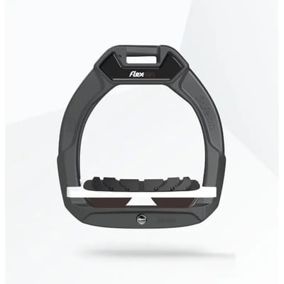 Veiligheidseisen voor ruiters, Inclined Grip Antraciet/Wit/Bruin Kind Flex-On Safe-On