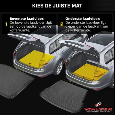 Walser XTR kofferbakmat geschikt voor Toyota Corolla hatchback (E21) 10/2018-Vandaag - onderste laadvloer
