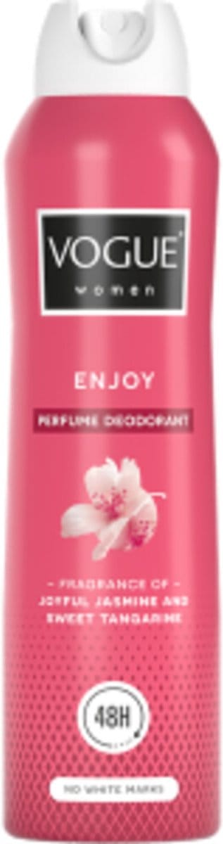 Vogue Women Parfum Deodorant Enjoy - 3 x 150 ml - Voordeelverpakking