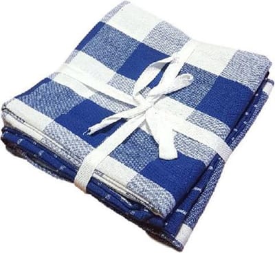 Theedoekset KARL - 3 theedoeken - Blauw