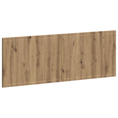 vidaXL - Wandgemonteerd - Hoofdbord - EDE - Artisanaal - eiken - Bewerkt - hout