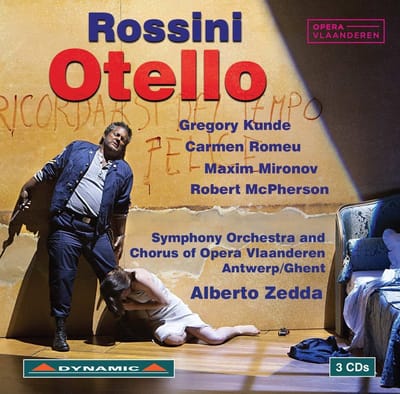 Gregory Kunde, Carmen Romeu, Maxim Mironov, Robert McPherson, Orkest Van De Koninklijke Vlaamse Opera And Koor Van De Koninklijke Vlaamse opera, Alberto Zedda - Rossini: Otello (3 CD)