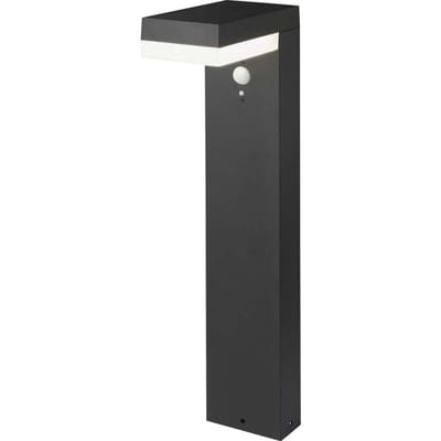 Sygonix SY-4715528 Staande lamp op zonne-energie met bewegingsmelder SMD LED 6 W Zwart