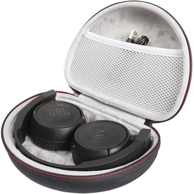Koptelefoonhoesje Harde hoes voor draadloze koptelefoon Draagtas Opbergdoos Tashoes wit