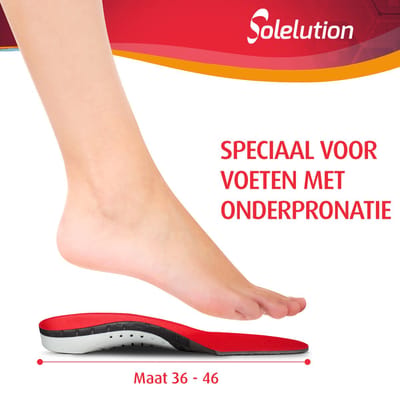 Solelution Onderpronatie zolen - Voet staat naar buiten (Per paar)