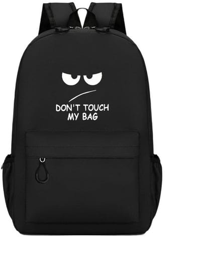 Don't Touch My Bag Rugzak | Grappige Rugzak | Raak Mijn Tas Niet Aan Rugtas | Coole Rugzak | 15 - 20 Liter | Rugzak Jongens | Rugzak met Grappige Tekst | Kindertas Peuter | Tas voor Logeren of Vakantie | 44*30*14 cm