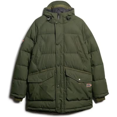 Superdry Expedition Puffer Parka Groen Grootte: L