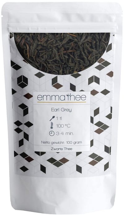 Earl Grey Thee 100 gram – Losse Zwarte Thee – Bergamot Thee – Klassieke Engelse Thee – Losse Theeblaadjes