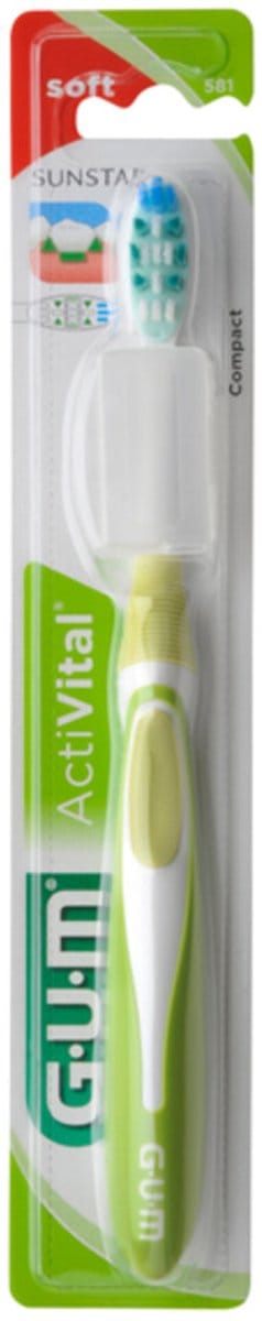 GUM - Tandenborstel Activital Soft - 6 x 1 stuk - Voordeelverpakking