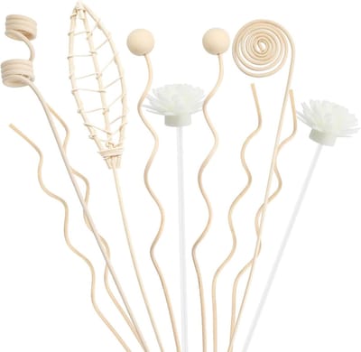 Aroma Diffuser Sticks van Riet en Rattan voor Geurverspreiders, Houten Sticks voor Ambiance en Creatieve Projecten