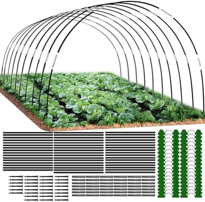 Groentetunnel Banden voor Folietunnels, Boogconstructies voor Tuin, Tuinbanden voor Verhoogde Bedden (Verpakking van 50)