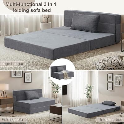 Gestoffeerd tweepersoonsbed 160 x 200 cm met LED-verlichting, 4 opbergladen, USB & AC laadstation – stil platformbed met houten lattenbodem – Modern Linnen Bedframe – Pauwhome