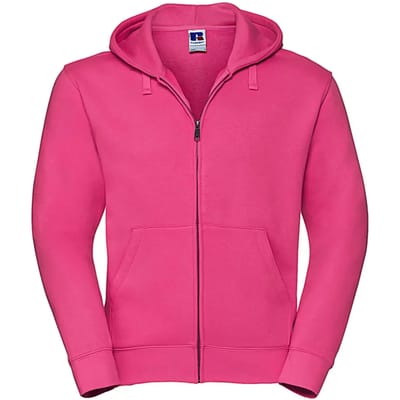 Authentic Full Zip Hoodie Sweatshirt 'Russell' Fuchsia - XXL