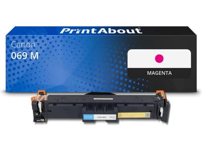 PrintAbout huismerk Toner 069 M Magenta Geschikt voor Canon