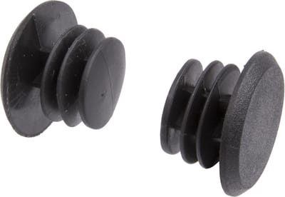 M-wave Stuurdoppen Fit-plugs Zwart 2 Stuks