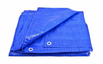 Awtools - Blauw Dekzeil - 8x10m - 70g/m² - PE Materialen - Water- en Weerbestendig