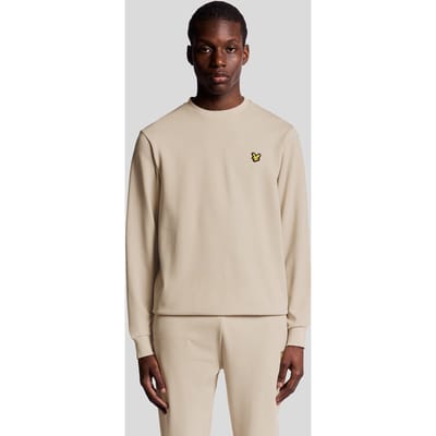 Lyle & Scott Crew Neck Fly Fleece Chateau Gray Talla: L | Jerséis Outlet | Hombre | Gris
