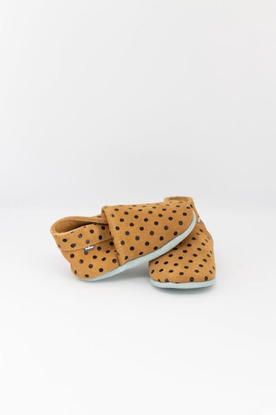 Stabifoot Babyslofjes – Zacht Leer – Cadeaudoos - Linnen zakje - Barefoot - 3002 SAND 0 - 3