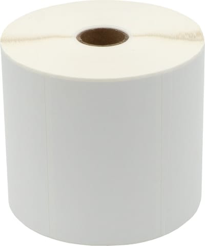 DULA Compatible Zebra Labels 100x60mm - 1250 etiketten per rol - kern 25mm - Wit - Permanent - 1 rol