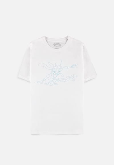 Pokémon - Greninja Heren T-shirt - M - Wit