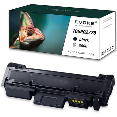 Evoke compatibele toner voor Xerox 106R02778 3225 Zwart 3000 pagina's Phaser 3052 3260 3215 3225