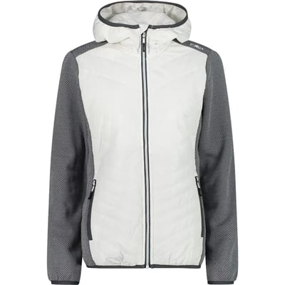 Cmp Hybrid Fix Hood 32h2026 Fleece Wit XL Vrouw
