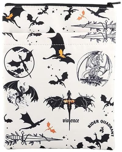Donkere Academie Draak Boek Sleeve - Fantasie Boeken Geschenk voor Jongeren