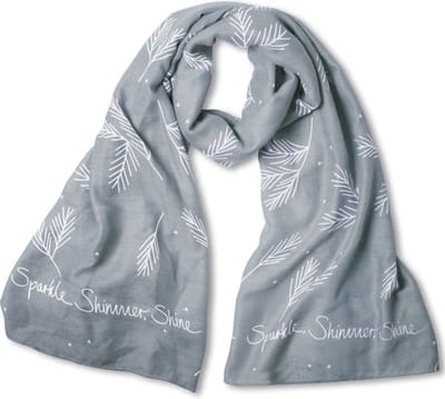 Katie Loxton - Sjaal - Sparkle Shimmer - blauw - 184 cm X 86 cm