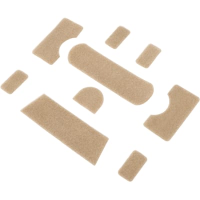 9 stuks Kleur Klei Klittenbandsticker Sterke Lijm DIY Trainingshelm Verdikte Achterlijm Haak beige