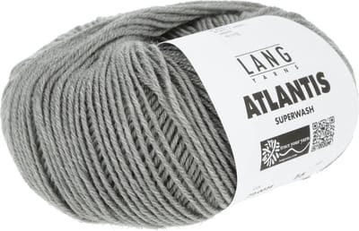 Lang Yarns Atlantis - 24 lichtgrijs - Wol/Acryl-Mix Garen