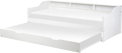 EDERN - Onderschuifbed - Wit - 90 x 200 cm - Hout