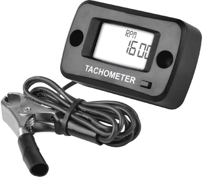 Digitale Toerenteller Urenteller Met Clip Voor Grasmaaier, Auto, Generator, Compressor, Kettingzaag, Sneeuwscooter, Motorfiets, ATV, Truck
