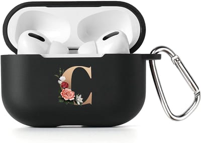 Zwarte TPU Siliconen Hoesje voor AirPods Pro 2 (2e Generatie) met Karabijnhaak - Schokbestendig
